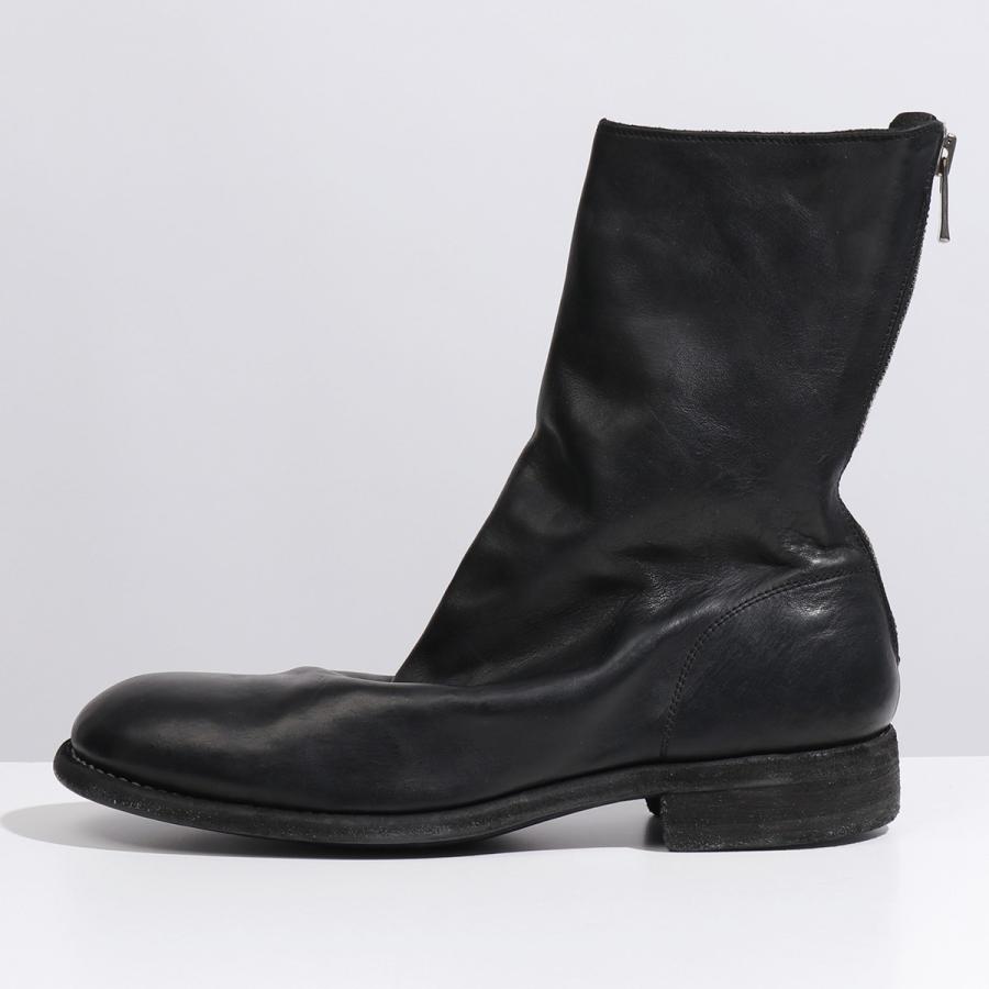 GUIDI（グイディ） バックジップブーツ 988 メンズ ホースレザー フル