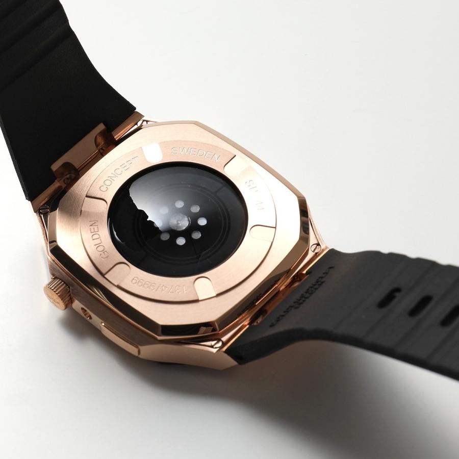 GOLDEN CONCEPT ゴールデンコンセプト Apple Watch Case アップルウォッチケース SP40 SP44 Rose  Gold×Black メンズ ステンレススチール カラー2色