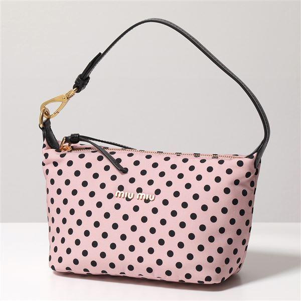miu MIUMIU ミュウミュウ ハンドバッグ FAILLE POIS 5NE841 2DPC 