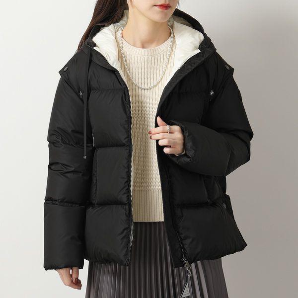 Moncler モンクレール ダウンジャケット Asaret 1a レディース 2way フーテッド ダウンベスト ブルゾン ジレ アイコンパッチ ショート丈 999 インポートセレクト Musee 通販 Yahoo ショッピング