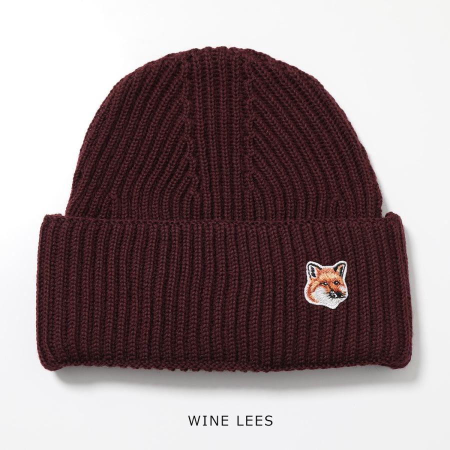 MAISON KITSUNE メゾンキツネ ニット帽 FOX HEAD PATCH RIBBED MAISON KITSUNE メゾンキツネ ニット帽 FOX HEAD PATCH RIBBED