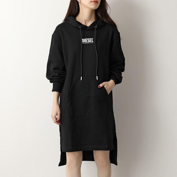 特別価格セール Diesel ディーゼル スウェット ワンピース D Ilse Ecosmallogo A 0bawt レディース プルオーバー パーカー ロゴ 9xx 超特価セール Manpredict Com