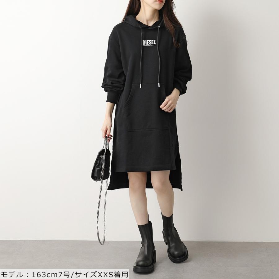 DIESEL ディーゼル スウェット ワンピース D-ILSE-ECOSMALLOGO A04858 