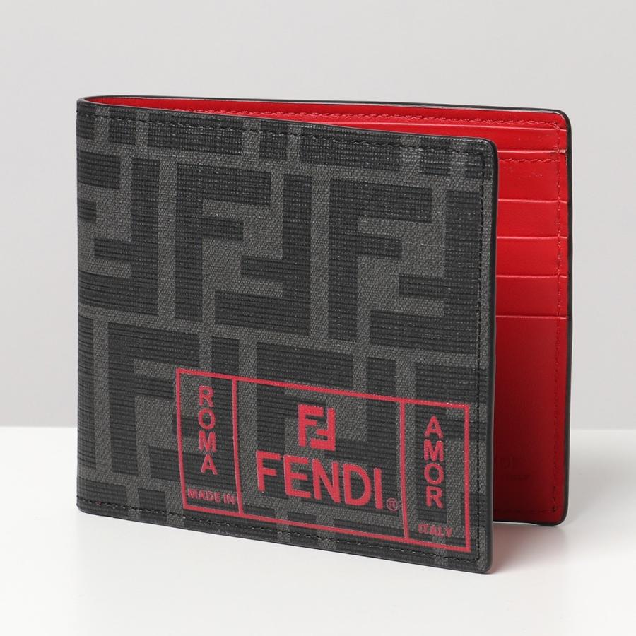 FENDI フェンディ 二つ折り財布 7M0169 A7SB メンズ コーテッド FENDI フェンディ 二つ折り財布 7M0169 A7SB メンズ コーテッド