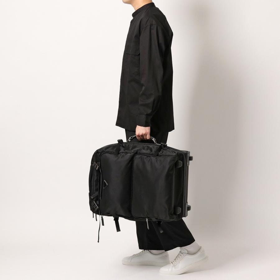 PRADA プラダ キャリーケース TROLLEY 2VQ001 064 F0002 メンズ トラベルバッグ トロリーケース ナイロン×レザー 2輪 三角ロゴ金具プレート 鞄 NERO｜s-musee｜04