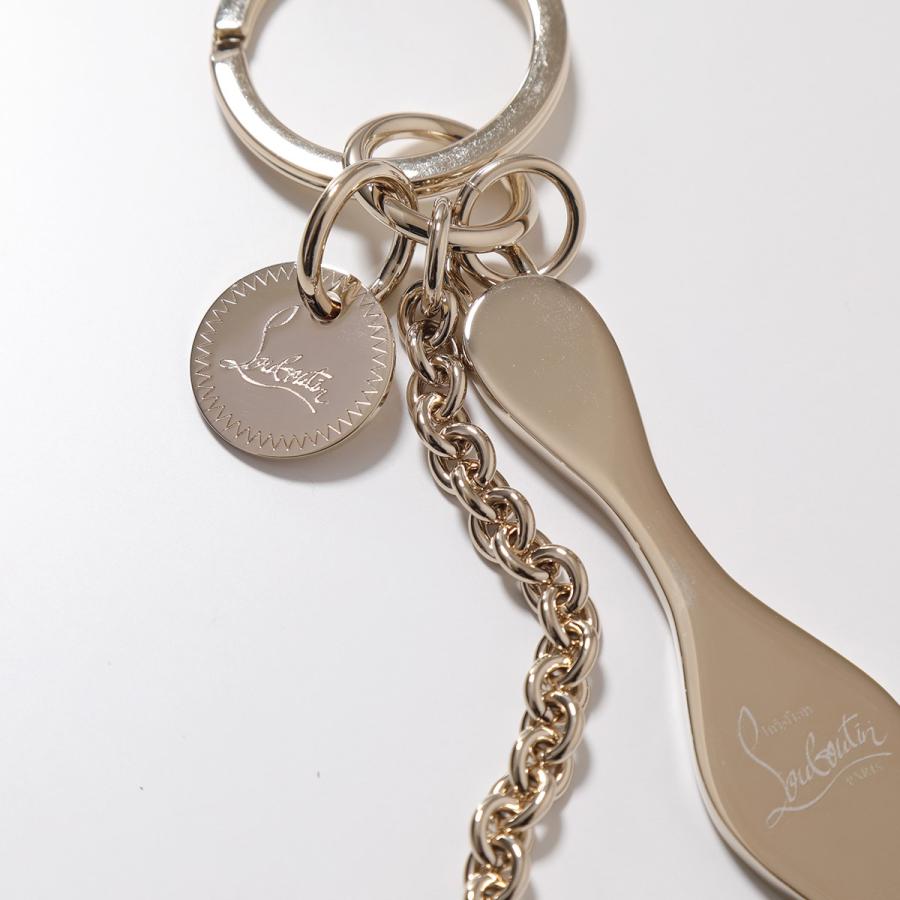 Christian Louboutin クリスチャンルブタン キーリング  Red Sole Keyring レディース  フックチェーン付き バッグチャーム CN/RED GOLD