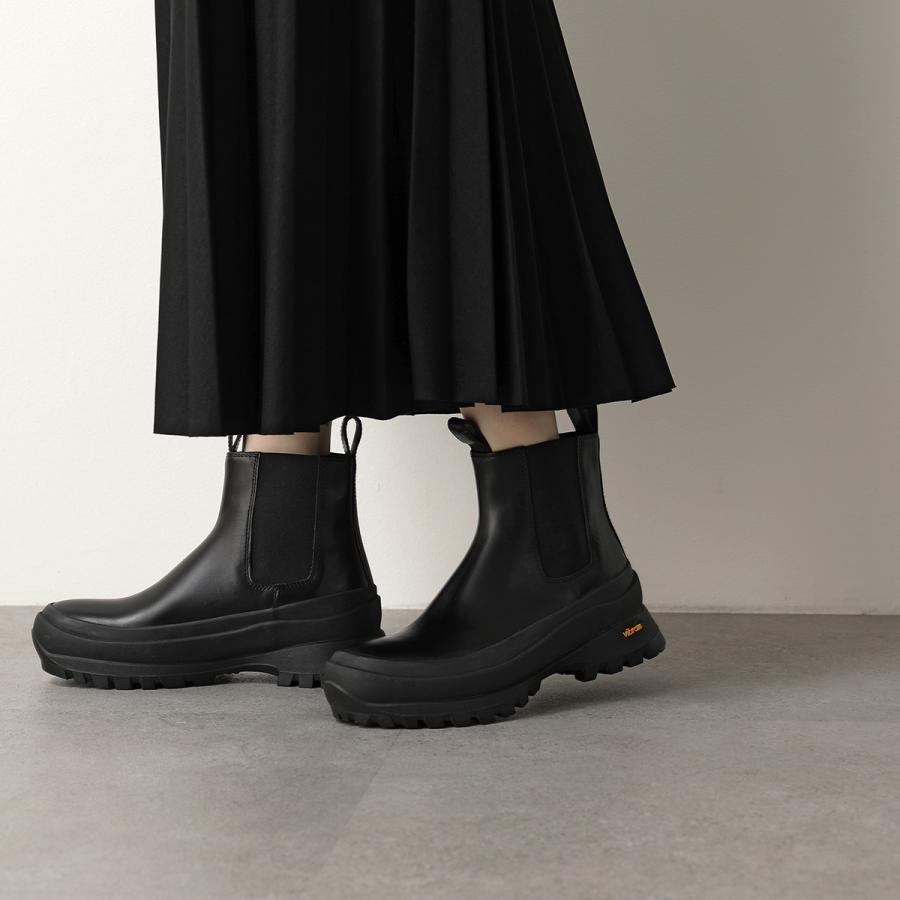 JIL SANDER ジルサンダー チェルシーブーツ ANKLE BOOT JP33010A 12141 レディース レザー アンクルブーツ  サイドゴア ビブラムソール 001