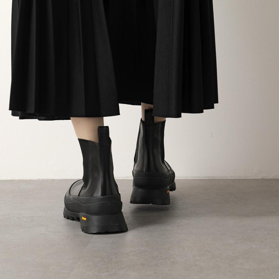 JIL SANDER ジルサンダー チェルシーブーツ ANKLE BOOT JP33010A 12141 レディース レザー アンクルブーツ  サイドゴア ビブラムソール 001