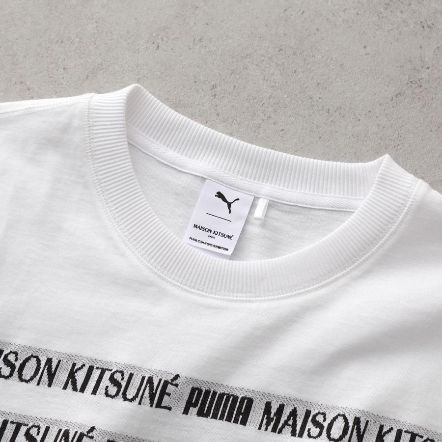 MAISON KITSUNE（メゾン キツネ） × PUMA プーマ コラボ 半袖 Tシャツ