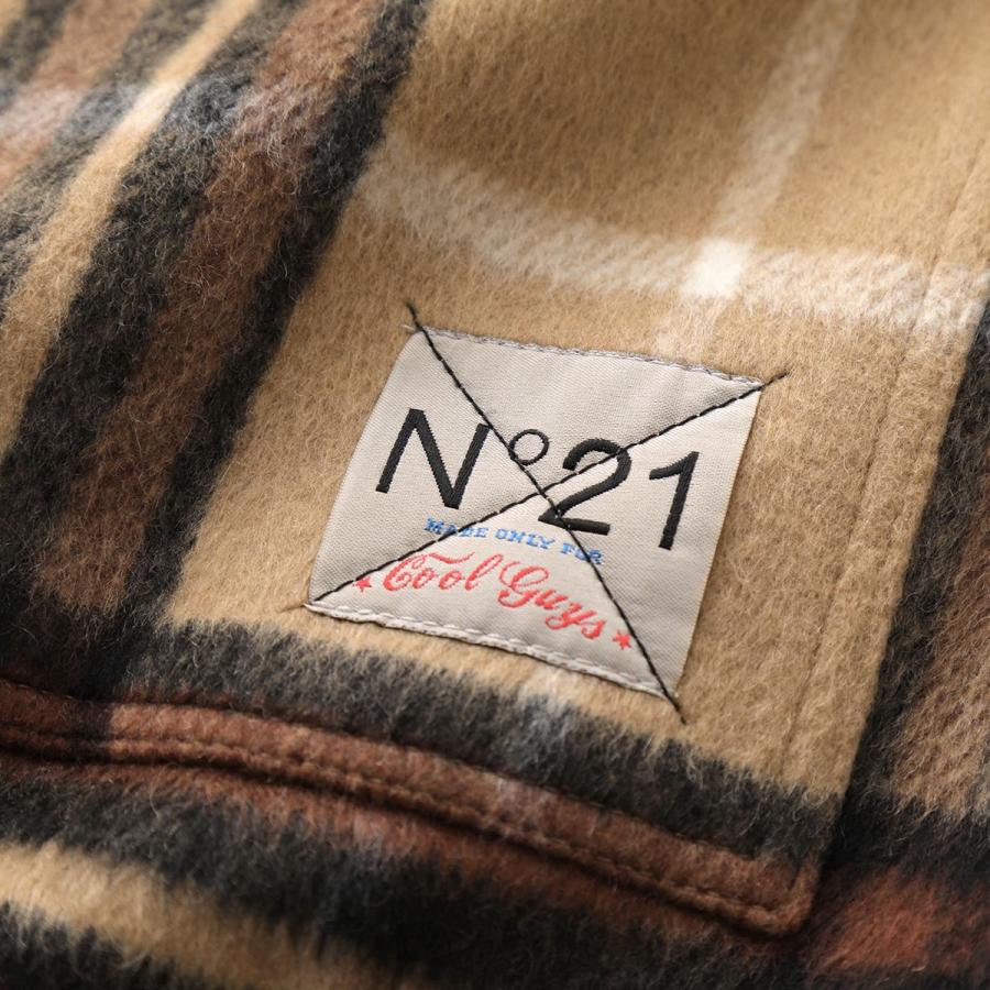 N°21 KIDS ヌメロヴェントゥーノ キッズ シャツコート N21151 N0158  