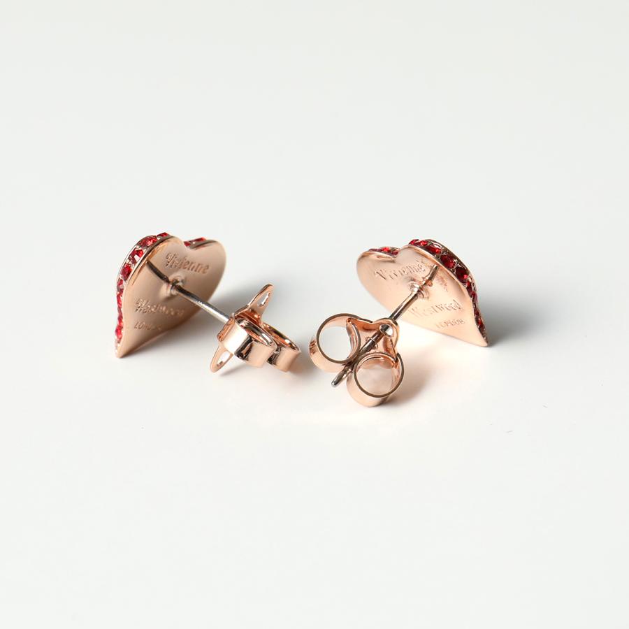 Vivienne Westwood ヴィヴィアンウエストウッド ピアス PETRA EARRINGS 62010074 レディース オーブ クリスタル装飾 シェル ハートの画像