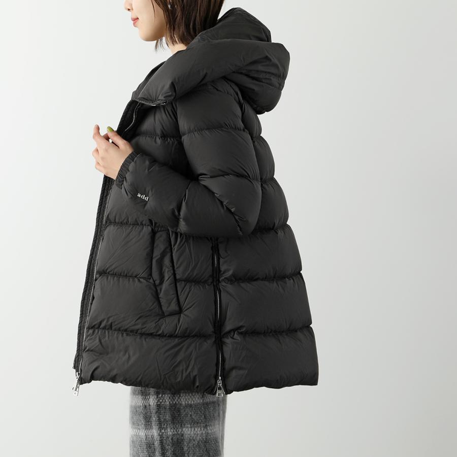 add エーディーディー ダウンコート 6AW443 レディース サイドジップ 
