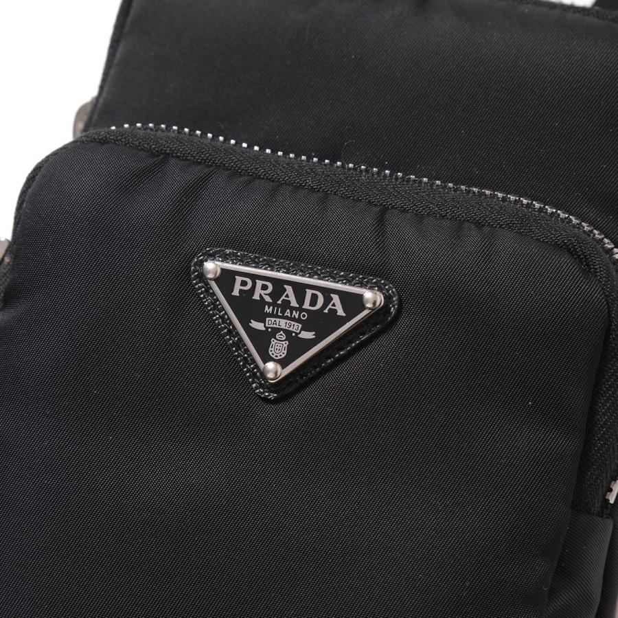 PRADA プラダ フォンケース 2ZT024 2DMI メンズ ReNylon リナイロン ネックポーチ ショルダーバッグ クロスボディ 鞄