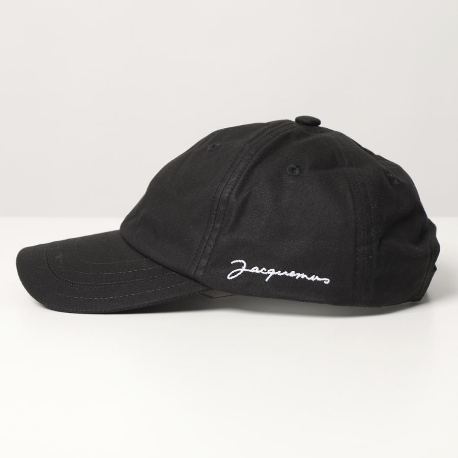 JACQUEMUS ジャックムス ベースボールキャップ LA CASQUETTE 216AC009 216 メンズ ロゴ刺繍 コットン 帽子 Black