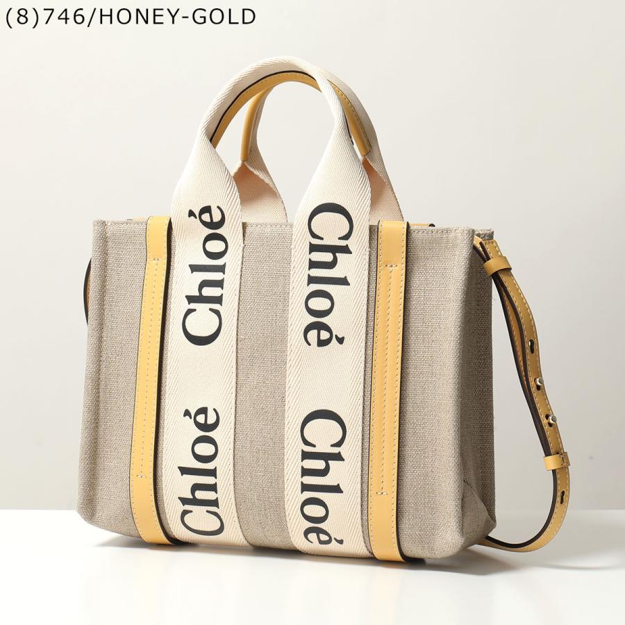 Chloe クロエ トートバッグ WOODY SMALL ウッディ スモール CHC22AS397I26 CHC23AS397L17 レディース リネン ショルダーバッグ 鞄 カラー7色｜s-musee｜22