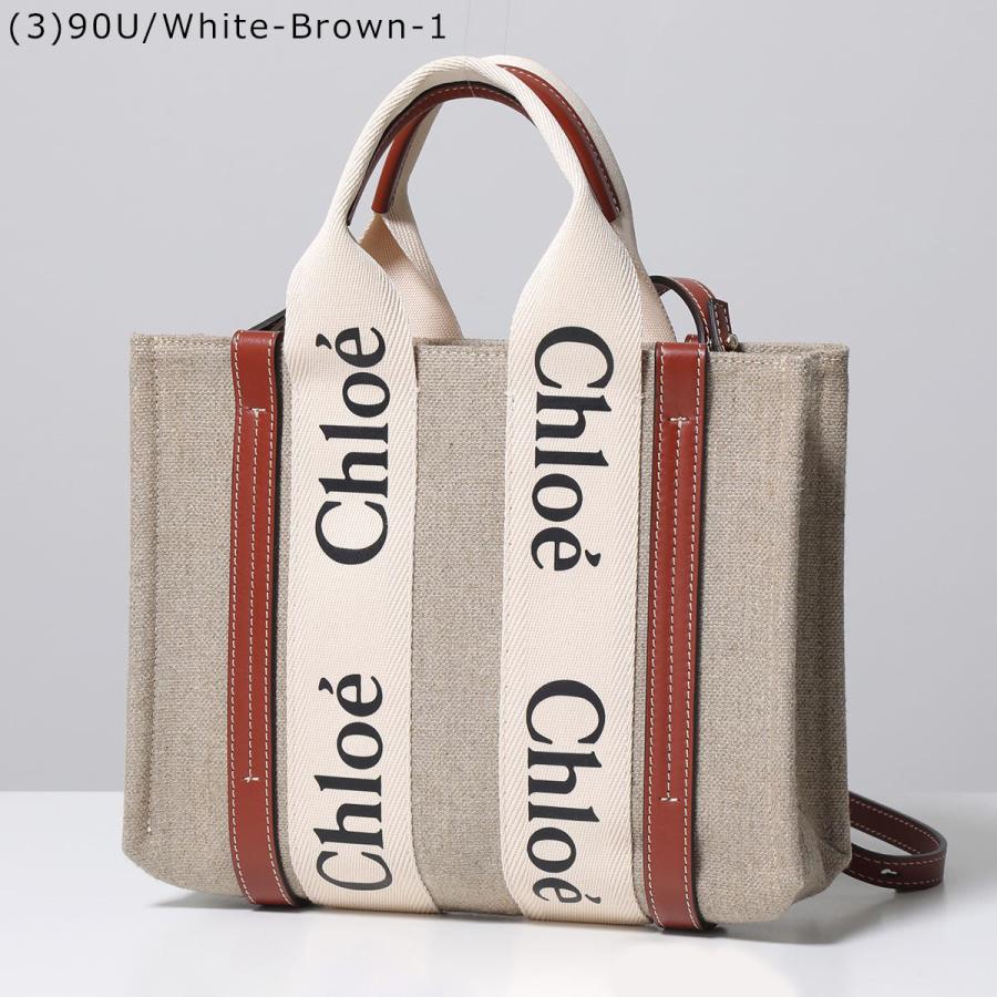 クロエ　トートバッグ　正規品　値下げします。 Chloe（クロエ） トートバッグ WOODY SMALL ウッディ スモール