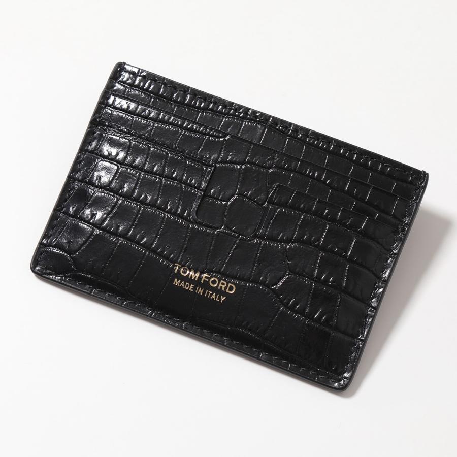 TOM FORD トムフォード カードケース Y0232T LCL168 メンズ レザー クロコダイル パスケース 定期入れ U9000/BLACK  : 331217086 : インポートセレクト musee - 通販 - Yahoo!ショッピング