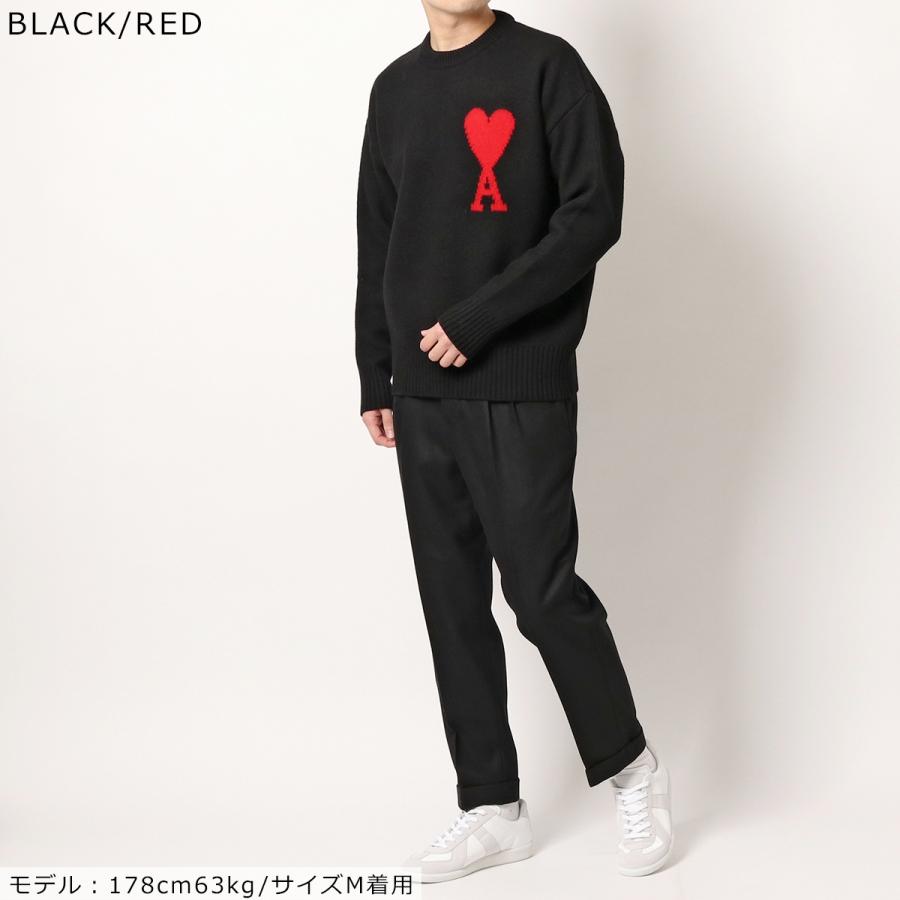 ami paris アミパリス セーター UKS002.018 メンズ クルーネック ami paris アミパリス セーター UKS002.018 メンズ クルーネック