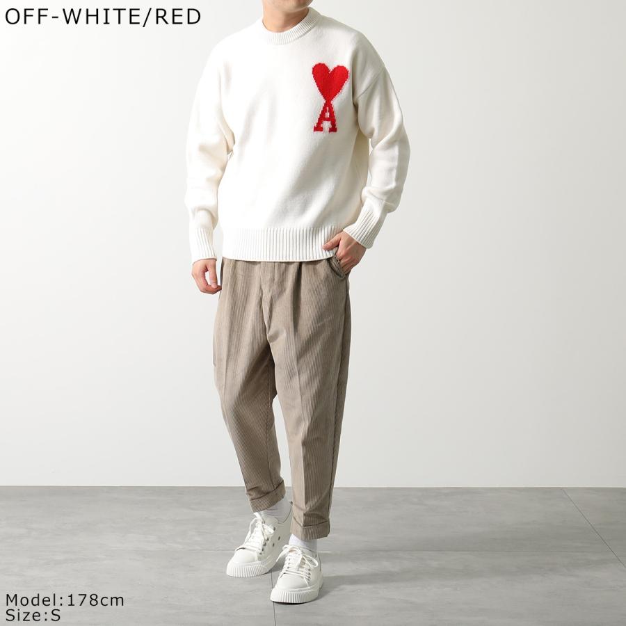 ami paris アミパリス セーター UKS002.018 メンズ クルーネック ami paris アミパリス セーター UKS002.018 メンズ クルーネック