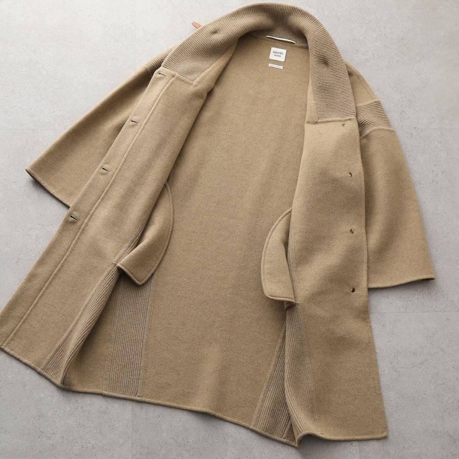 HERMES エルメス ダブルフェイスコート 890113DA カシミヤ HERMES エルメス ダブルフェイスコート 890113DA カシミヤ