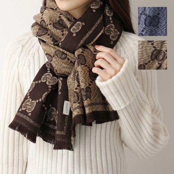 GUCCI グッチ マフラー シルクウール GUCCI グッチ マフラー シルクウール