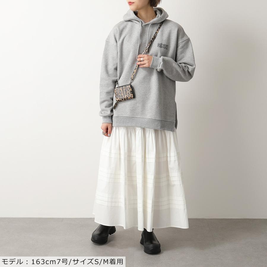 GANNI ガニー パーカー T2923 3529 レディース スウェット 裏起毛 