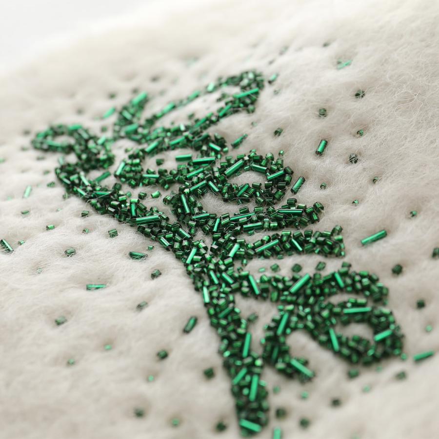 LOEWE ロエベ スカーフ マフラー F000487X53 レディース モヘヤ ビーズ  