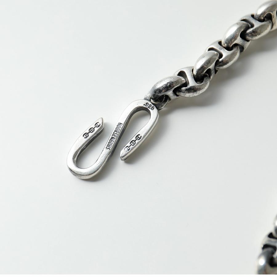 HOORSENBUHS ホーセンブース ウォレットチェーン 23inchi 10MM OPEN-LINK WALLET CHAIN WITH  DIAMONDS HB068 メンズ Silver925 シルバー