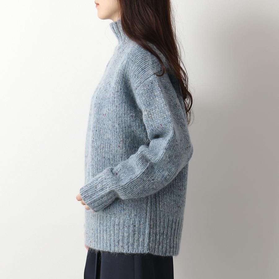 Acne Studios アクネストゥディオズ ニット セーター A60282 FN-WN-KNIT000384 レディース タートルネック  モヘア混ウール 長袖 Blue