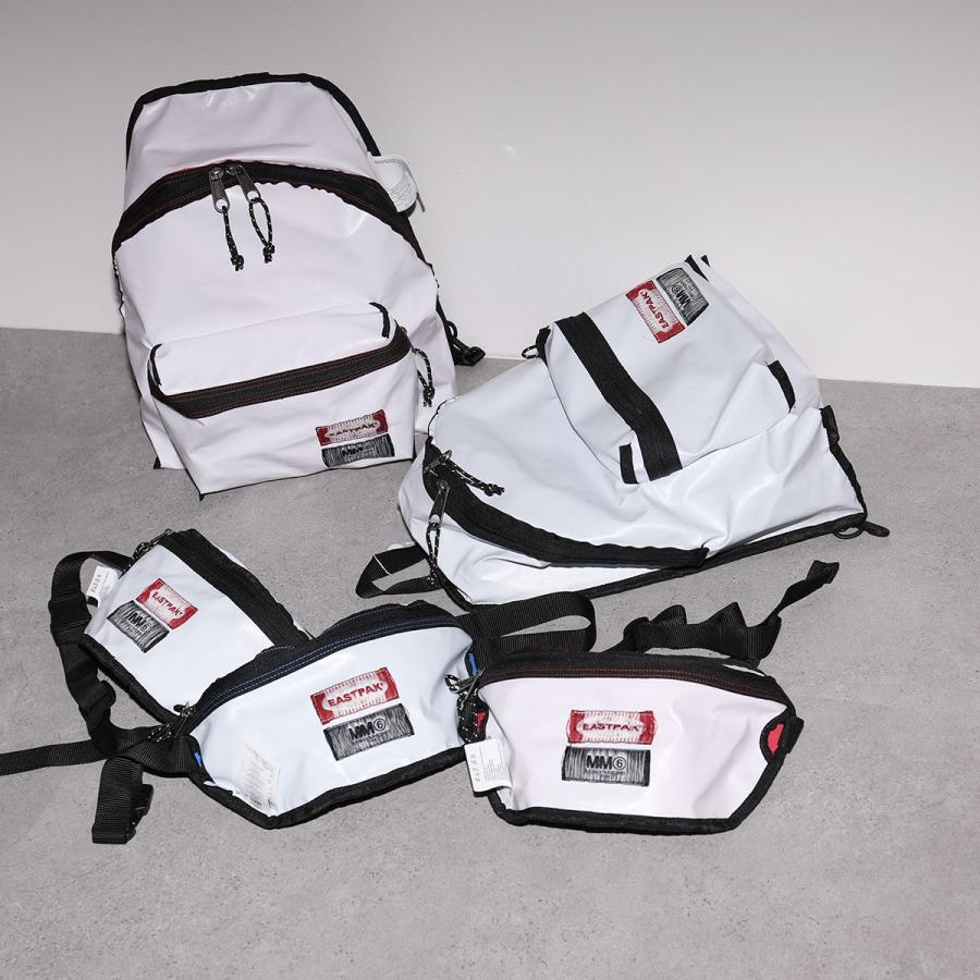 EASTPAK® MM6 タグ付き新品 リバーシブルバックパック黒×白 MM6 Maison Margiela MM6 × EASTPAK（MM6 メゾンマルジェラ×イースト