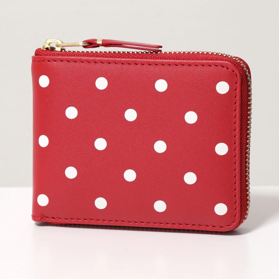 た*）様 【コムデギャルソン】 ポルカドット 二つ折りジップウォレット COMME des GARCONS（コムデギャルソン） 財布 二つ折り財布 POLKA DOTS