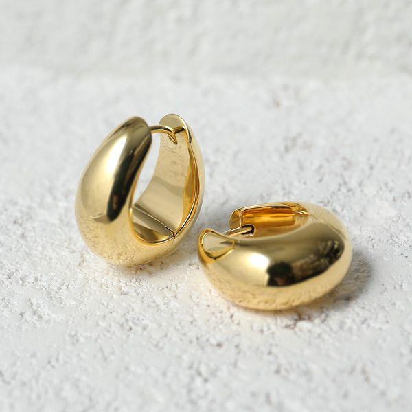 TOM WOOD（トムウッド） ピアス Ice Hoop Medium Gold アイスフープ