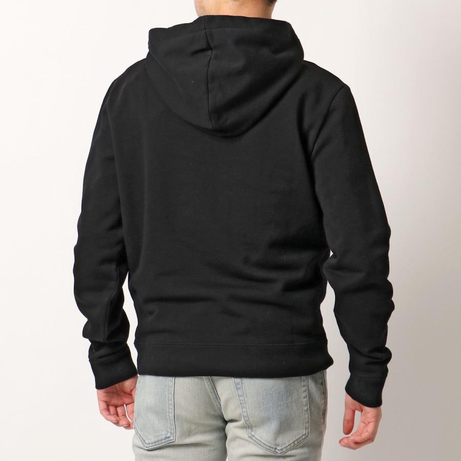 Saint Laurent アイレットパーカー【本物】 サンローラン SAINT LAURENT パーカー フーディー ブラック レディース