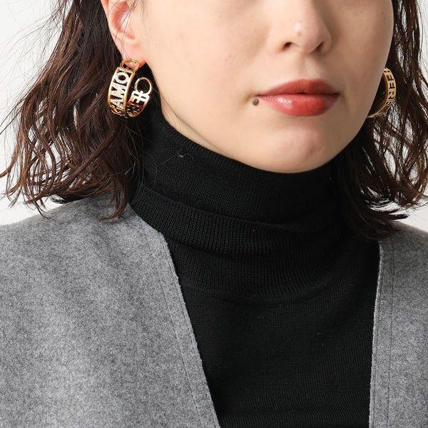 FERRAGAMO（フェラガモ） フープピアス 76 0477 レディース ロゴ