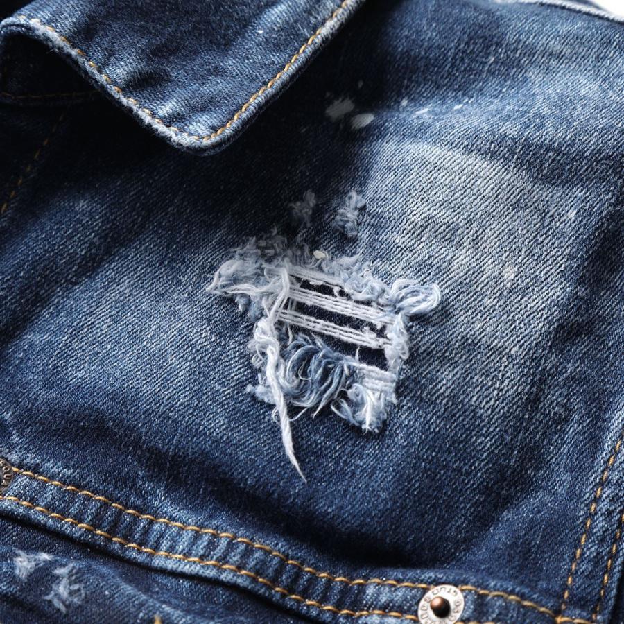 DSQUARED2 ディースクエアード デニムジャケット S79AM0033 DSQUARED2 ディースクエアード デニムジャケット S79AM0033