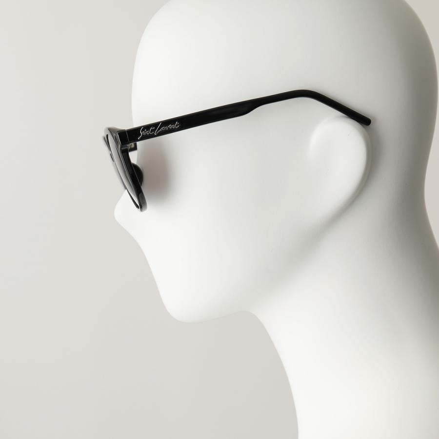 SAINT LAURENT サンローラン サングラス 588022 Y9901 メンズ SL 317/F SIGNATURE シグネチャー メガネ アイウェア メタルロゴ 1000/BLACK :340114071:インポートセレクト musee 通販 SAINT LAURENT サンローラン サングラス SL 317 メンズ ラウンド型 UVカット メガネ めがね 眼鏡 メタルロゴ アイウェア 001