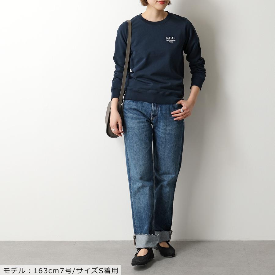 APC A.P.C. アーペーセー トレーナー sweat skye COEZD F27700 レディース クルーネック ロゴ刺繍 長袖 スウェット カラー4色｜s-musee｜08