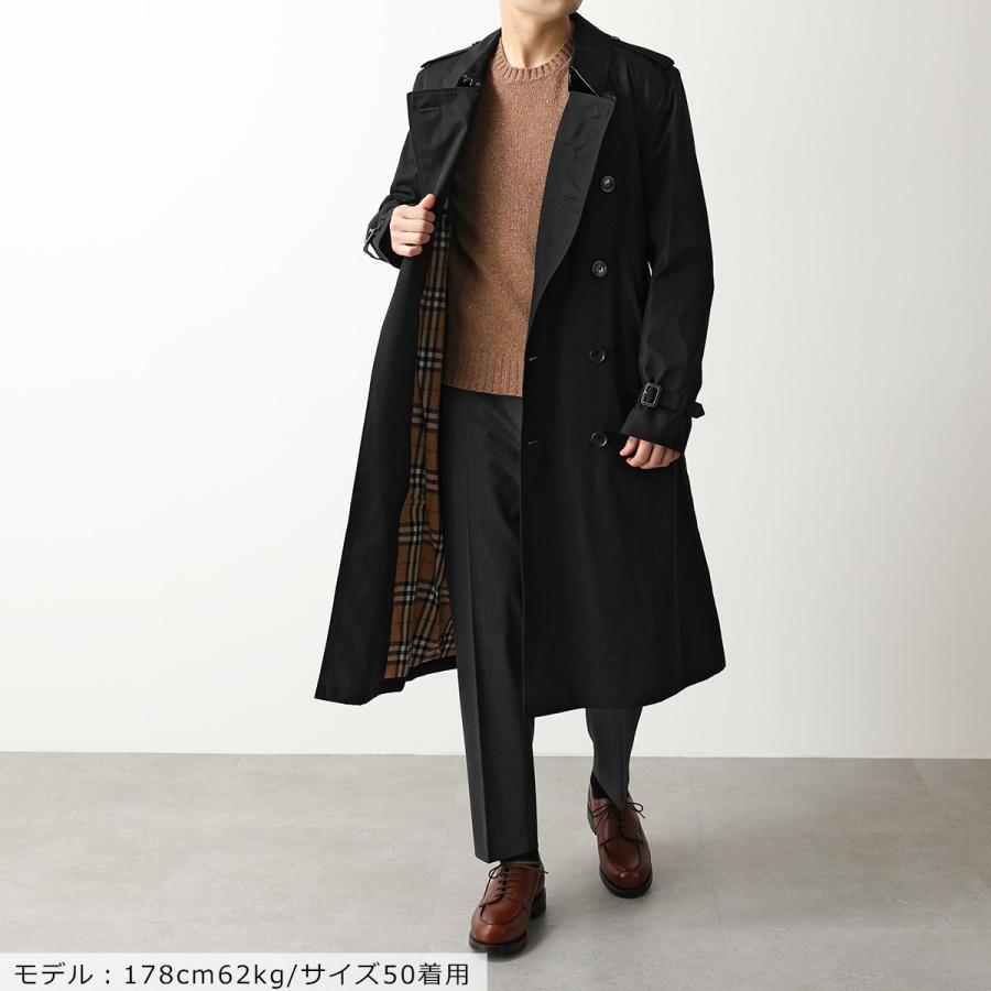 BURBERRY バーバリー トレンチコート Kensington Long ケンジントン ロング 4073485 メンズ スプリングコート ジャケット 100/BLACK｜s-musee｜02