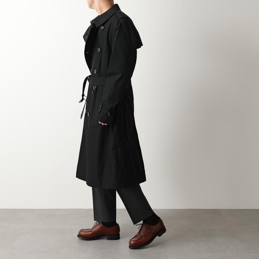 Burberry ジャケット バーバリー スプリングコート トレンチコート Kensington Long ケンジントン ロング メンズ スプリングコート ジャケット 100 Black インポートセレクト Musee 人気急上昇