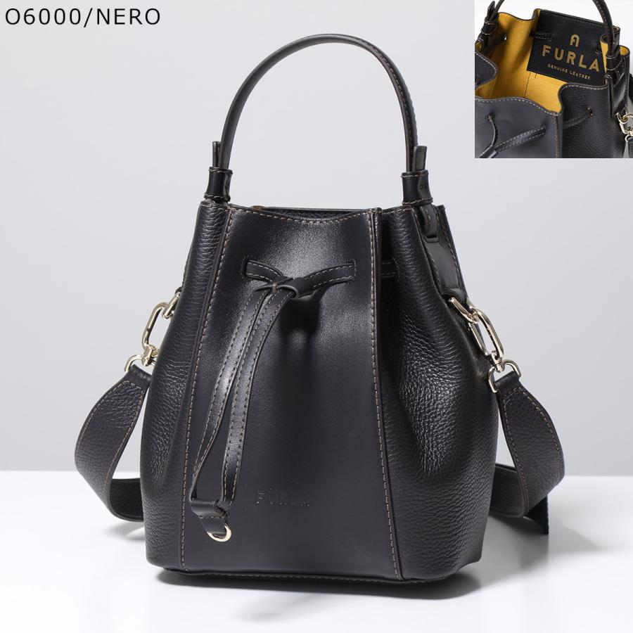 フルラ ハンドバッグ ミアステラ ミニ バケットバッグ 黒 新品保管 FURLA Furla フルラ ショルダーバッグ MIASTELLA MINI BUCKET