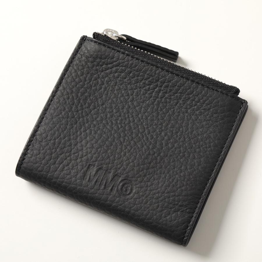 お値下げ！19000→17000円⭐︎MM6 メゾンマルジェラ　二つ折り財布 メゾンマルジェラ二つ折り財布ブラック