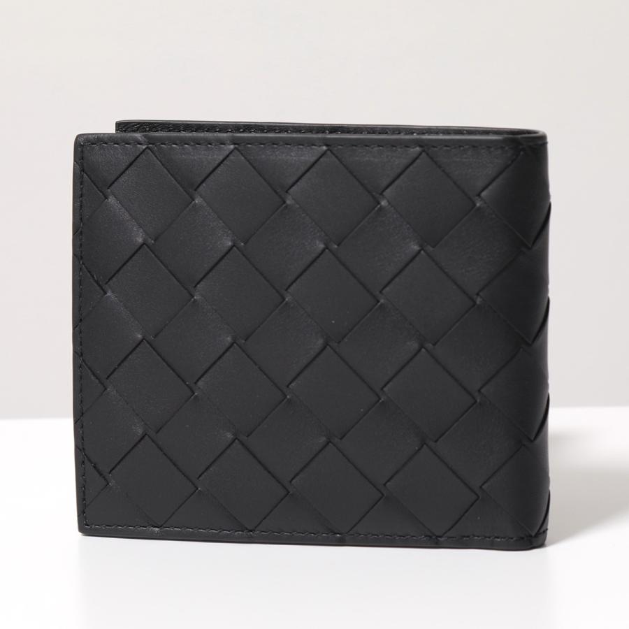 BOTTEGA VENETA ボッテガヴェネタ 二つ折り財布 605721 743211 VCPQ4 メンズ イントレチャート レザー 小銭入れなし ミニ財布 カラー8色 605721VCPQ48984の画像