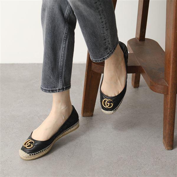 GUCCI グッチ エスパドリーユ 602505 BKO00 レディース レザー GUCCI グッチ エスパドリーユ 602505 BKO00 レディース レザー