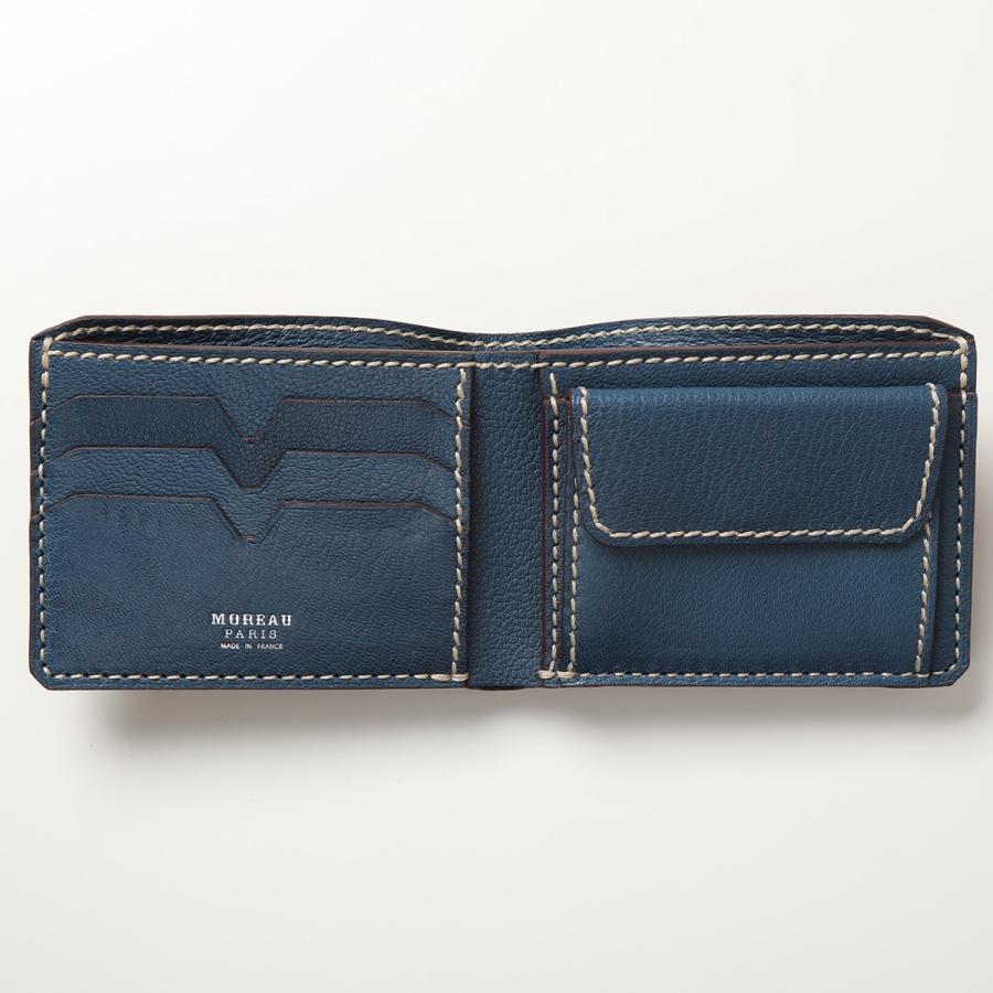 MOREAU PARIS モローパリ 二つ折り財布 PW3C02IOVOSTST メンズ レザー