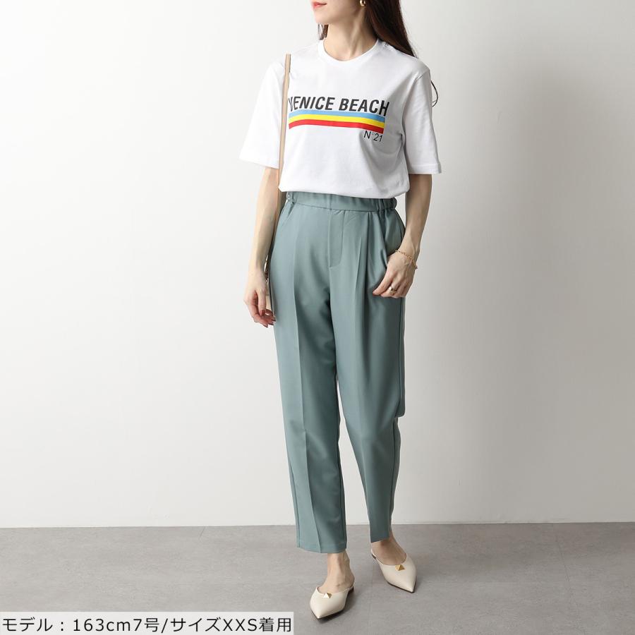 メーカー直売 ヌメロヴェントゥーノ 半袖Tシャツ 綿 コットン 白 36
