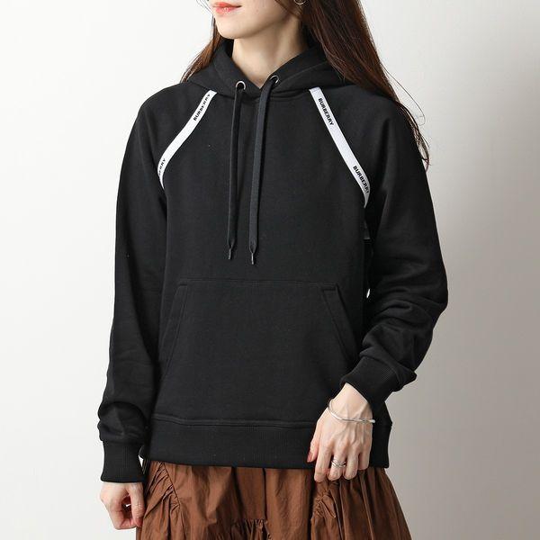 Burberry バーバリー パーカー レディース パーカー プルオーバー ロゴ ロゴ インポートセレクト バーバリー A11 Black