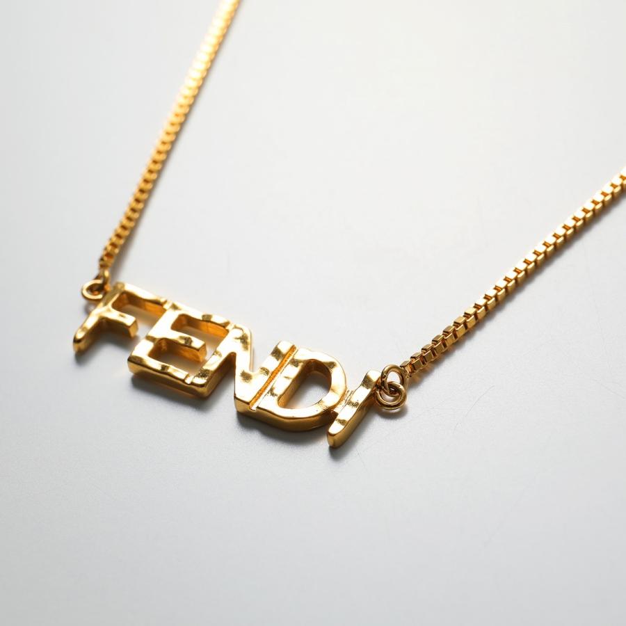 FENDI フェンディ ネックレス ROMA 7AJ532 B08 メンズ ロゴ ペンダント アクセサリー F1CHL/ORO-INVECCH