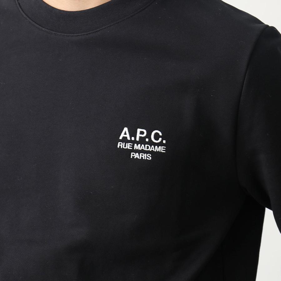 APC A.P.C. アーペーセー トレーナー Rider COEZD H27699 メンズ スウェットシャツ クルーネック ロゴ刺繍 カラー3色｜s-musee｜12