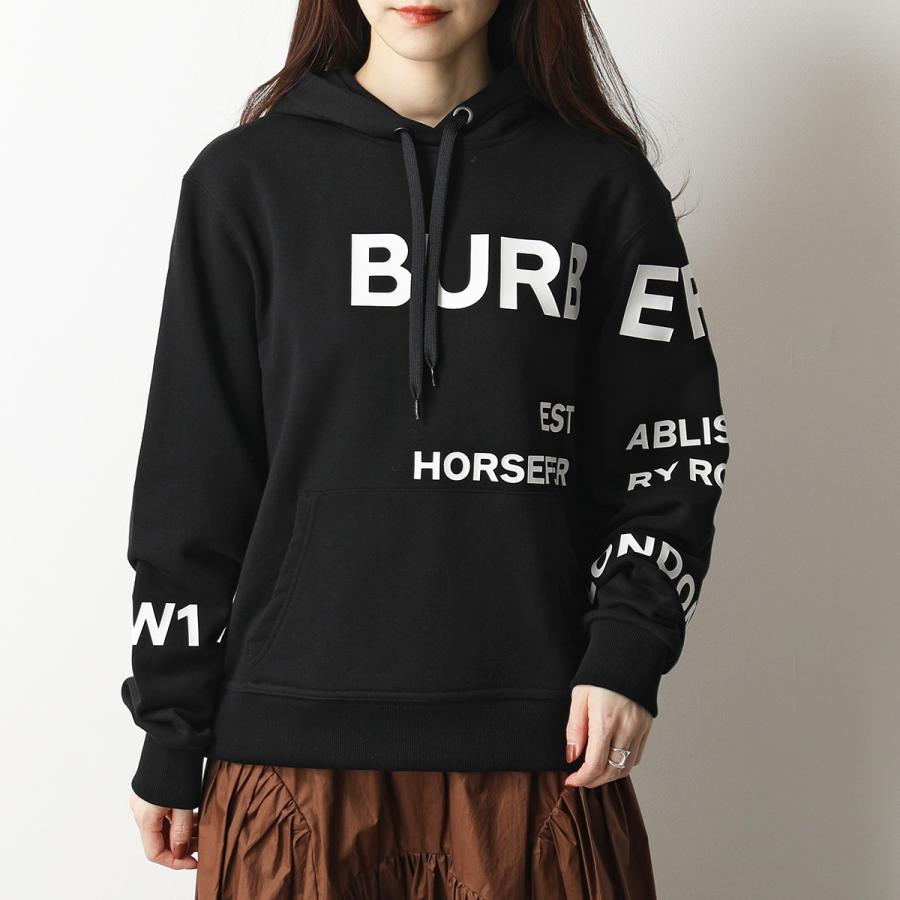 BURBERRY バーバリー パーカー POULTER HFH 8040767 8048749 レディース スウェット プルオーバー オーバーサイズ ホースフェリープリント ロゴ カラー2色｜s-musee｜05