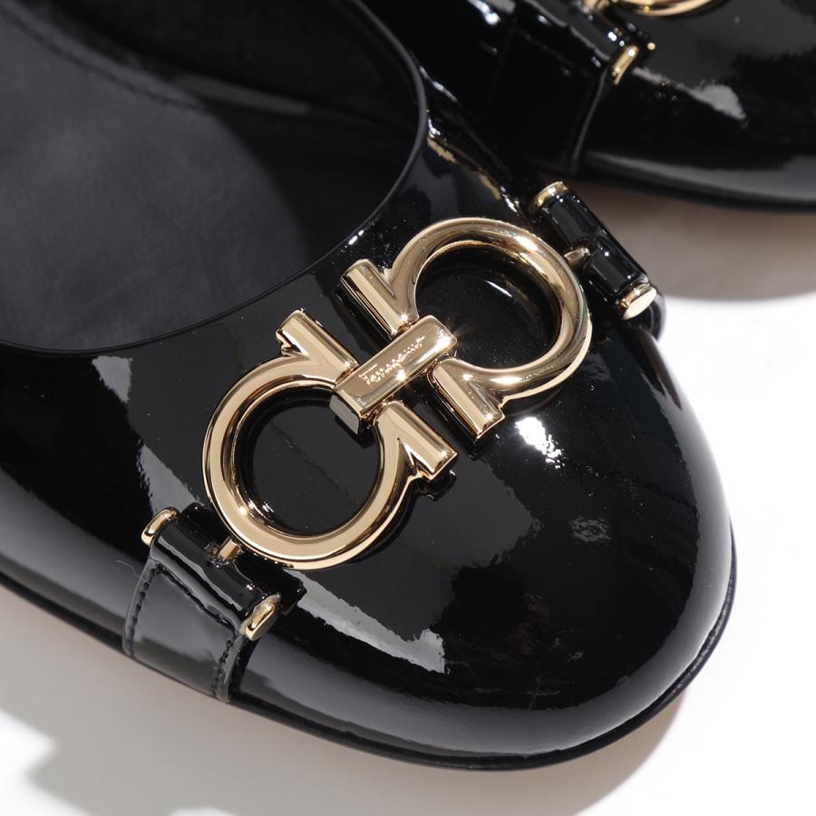 FERRAGAMO フェラガモ パンプス GARDA 10 704747 レディース エナメル